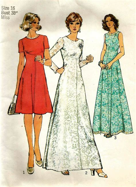 vintage evening dress patterns|evening dress patterns free.